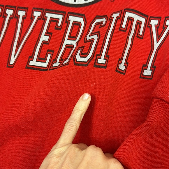Vintage jansport XXL Ohio state sweatshirt red - Picture 2 of 6